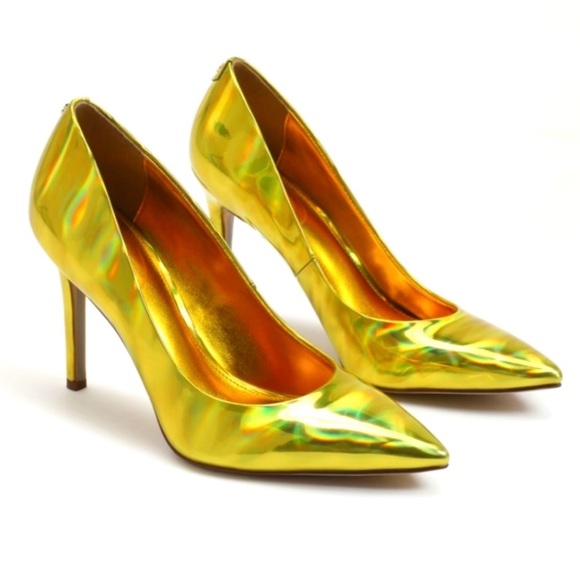 Sam Edelman Gold hologram finish stiletto pumps. New with box Size 7 - Picture 2 of 11